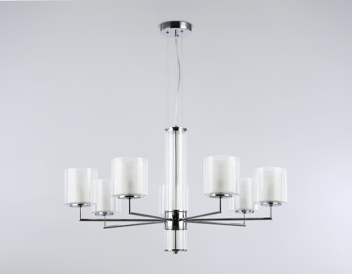 LH56003/7 СH/FR хром/белый матовый E14*7 max 40W D790*1260 — изображение 3