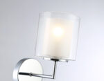 в наличии LH56005 СH/FR хром/белый матовый E14 max 40W 190*120*220 - купить в интернет-магазине Светильники Торг