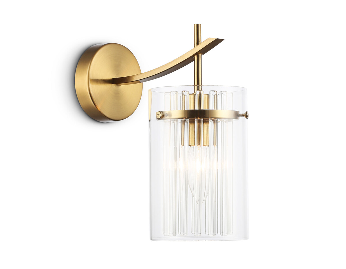 LH56035 BS/CL латунь/прозрачный E14 max 40W 220*120*255 — изображение 8