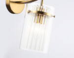 LH56035 BS/CL латунь/прозрачный E14 max 40W 220*120*255 — изображение 4