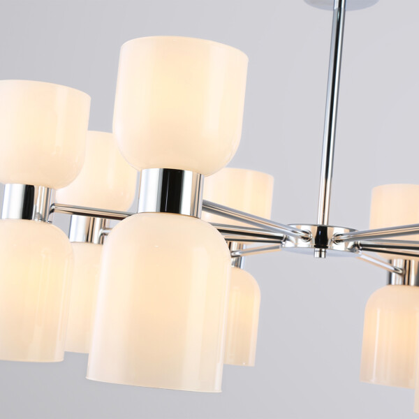 LH56085/16 СH/FR хром/белый матовый E14*16 max 40W D860*510