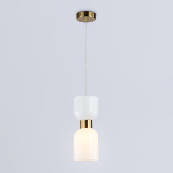 LH56091 BS/FR латунь/белый матовый E14 max 60W D120*1500