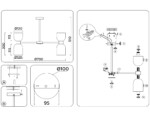 в наличии LH56093/10 BS/FR латунь/белый матовый E14*10 max 40W D700*510 - купить в интернет-магазине Светильники Торг