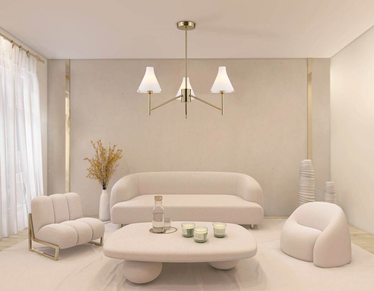 LH57131_inside LH57131/3 BS/FR латунь/белый матовый E14/3 max 40W D650*590 — изображение 1