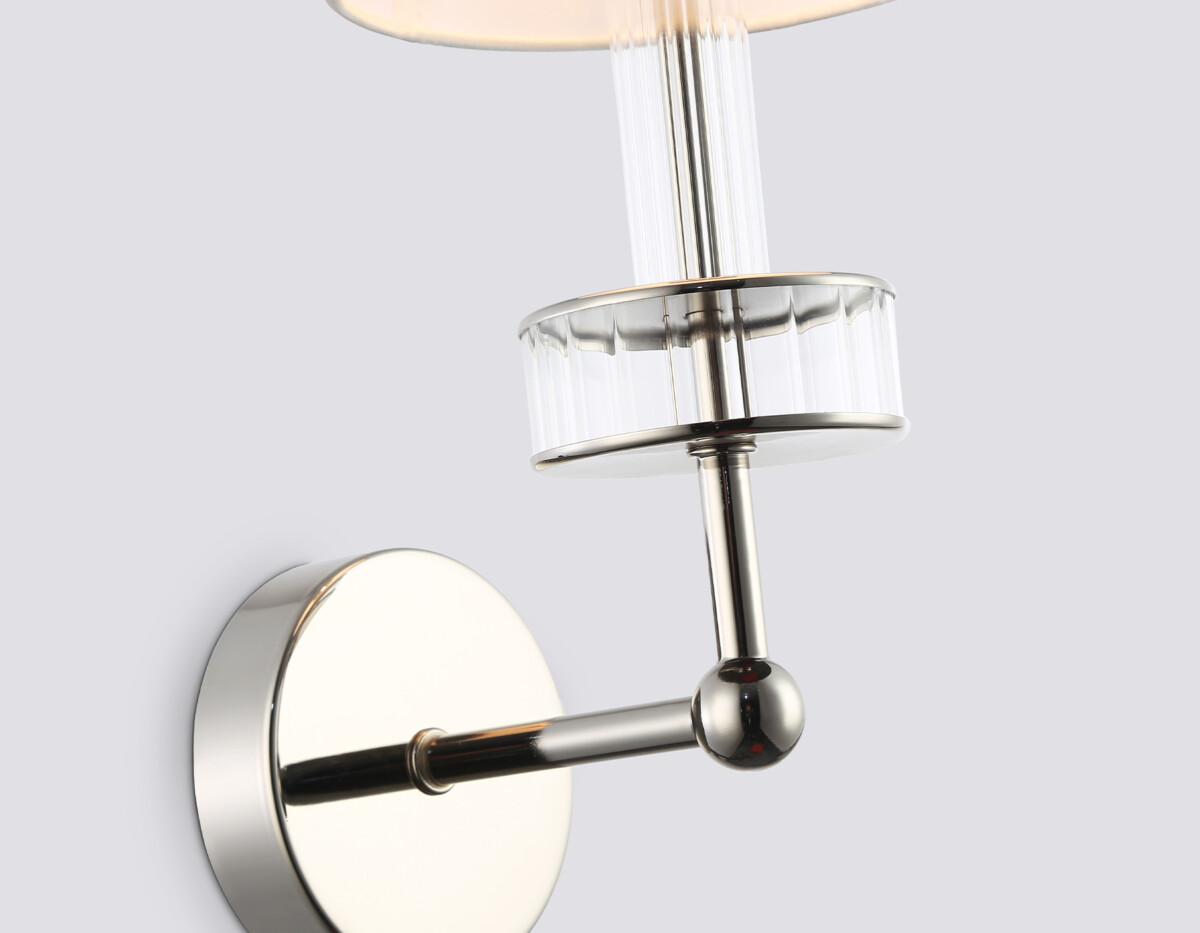 LH71005 BN/WH никель/белый E14 max 40W 210*150*355 — изображение 3