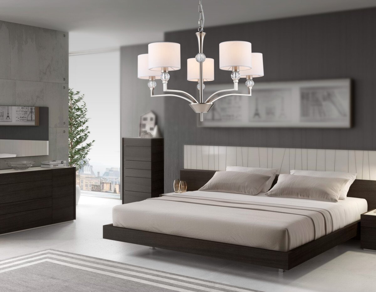 LH71121_interior LH71121/5 SN/WH никель/белый E14/5 max 40W D660*880 — изображение 1