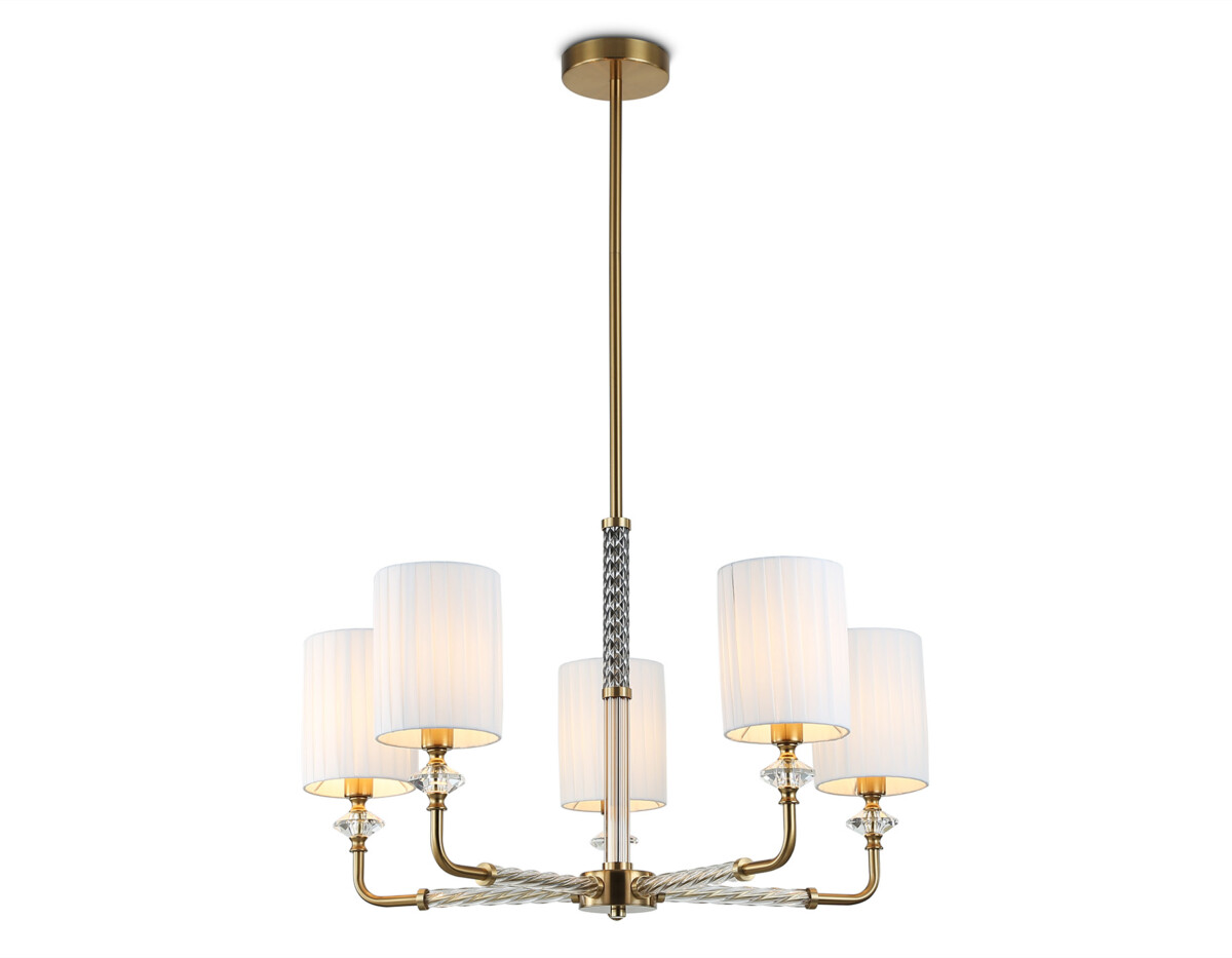 LH71500/5 BS/FR латунь/белый матовый E14*5 max 40W D680*640 — изображение 10