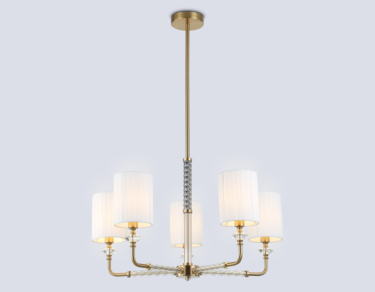 LH71500_mode1 LH71500/5 BS/FR латунь/белый матовый E14*5 max 40W D680*640 — изображение 1