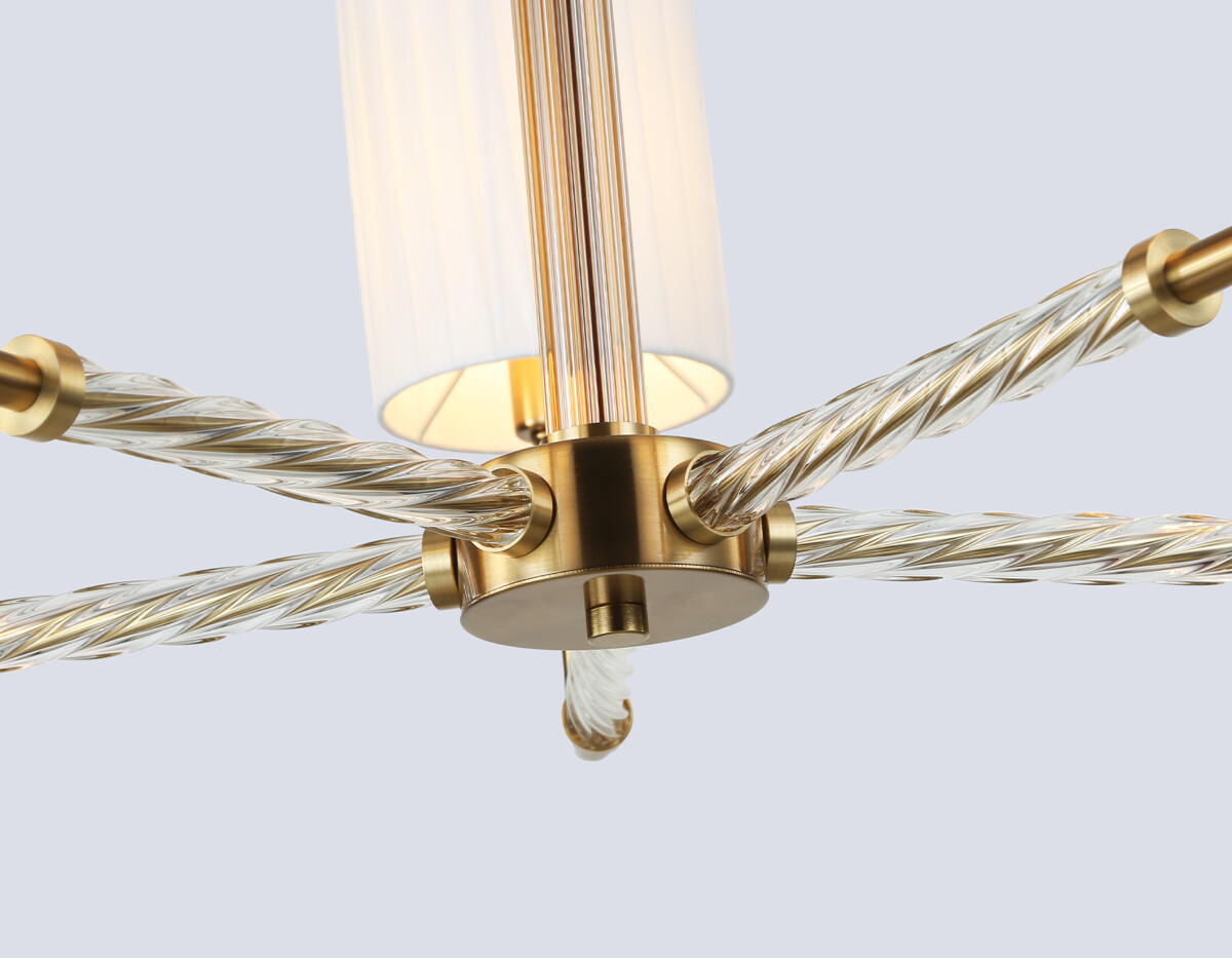 LH71500/5 BS/FR латунь/белый матовый E14*5 max 40W D680*640 — изображение 7