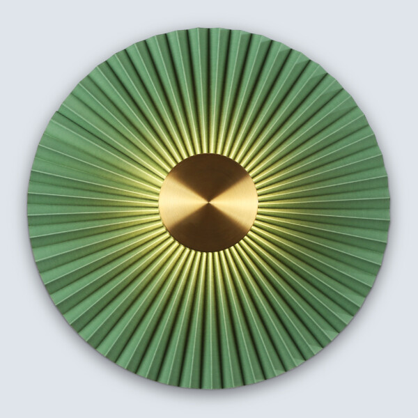 LH72649 BK/GR латунь/зеленый 6W 3000K D300*100