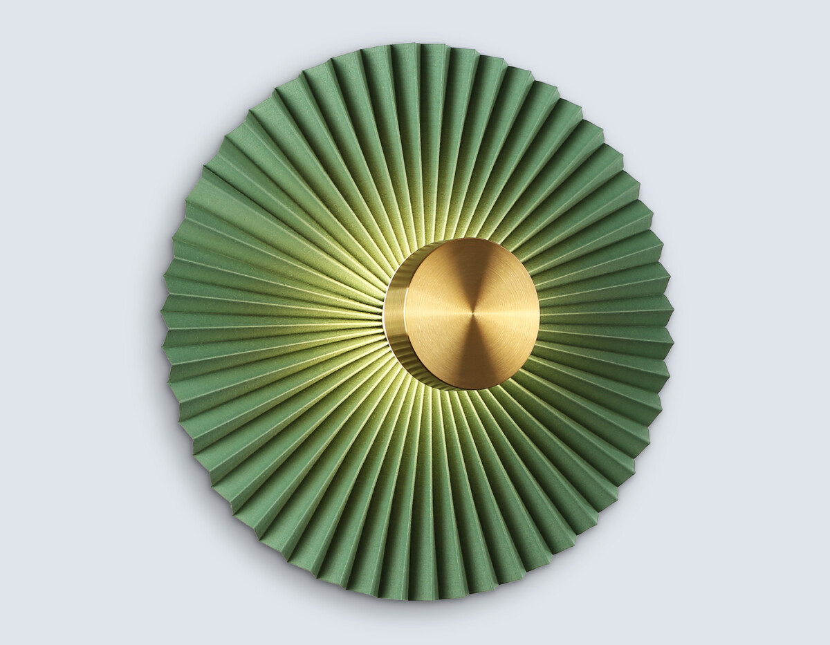 LH72649 BK/GR латунь/зеленый 6W 3000K D300*100 — изображение 2