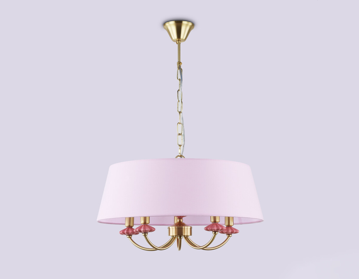 LH75021/5 GD/PI золото/розовый E14/5 max 40W D550*730 — изображение 4