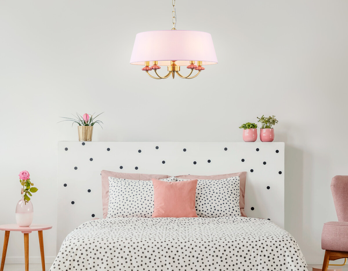 LH75021/5 GD/PI золото/розовый E14/5 max 40W D550*730 — изображение 6