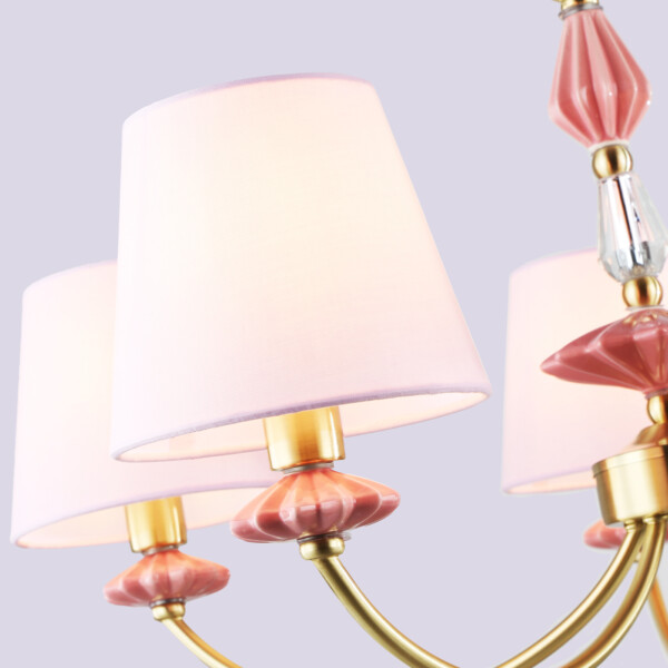 LH75024/5 GD/PI золото/розовый E14/5 max 40W D700*780