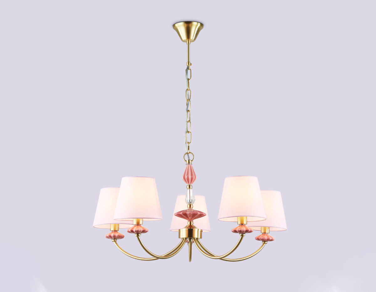 LH75024/5 GD/PI золото/розовый E14/5 max 40W D700*780 — изображение 3