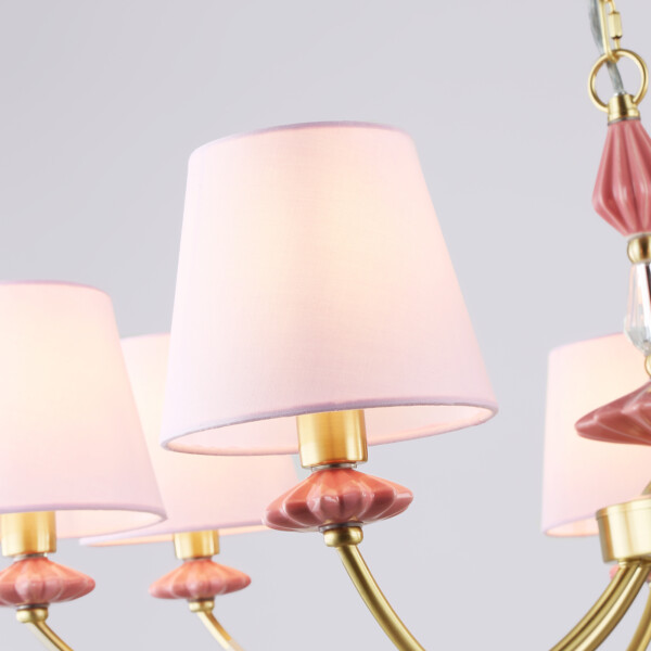 LH75025/7 GD/PI золото/розовый E14/7 max 40W D890*800