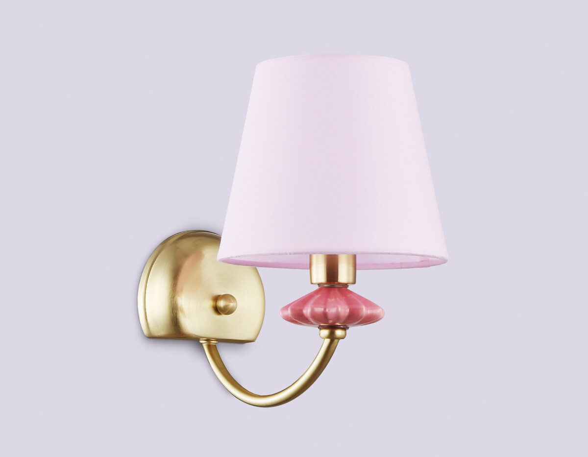 LH75027 GD/PI золото/розовый E14 max 40W 240*150*240 — изображение 3