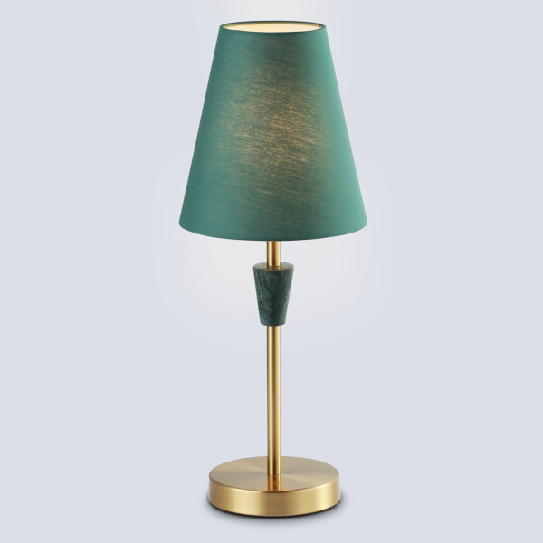 LH75057 BS/GN латунь/зеленый E14 max 40W D180*460