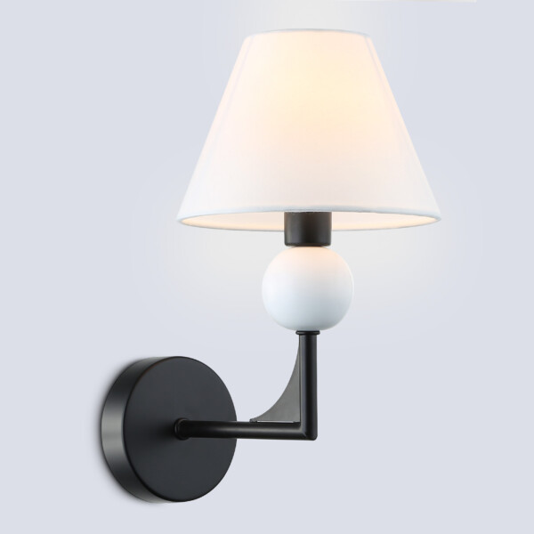 LH75156 BK/FR черный/белый матовый E14 max 40W 240*170*300