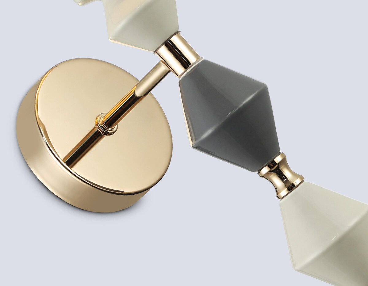 LH75409 GD/GR золото/серый E14 max 40W 150*180*415 — изображение 5