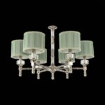 SL1121.103.06 Люстра подвесная ST-Luce Никель/Оливковый E14 6*40W OLEO — изображение 3