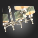 SL1121.103.06 Люстра подвесная ST-Luce Никель/Оливковый E14 6*40W OLEO — изображение 6