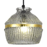 SL1661.413.01 Светильник подвесной ST-Luce Черный/Дымчатый E27 1*40W КОКОН — изображение 3