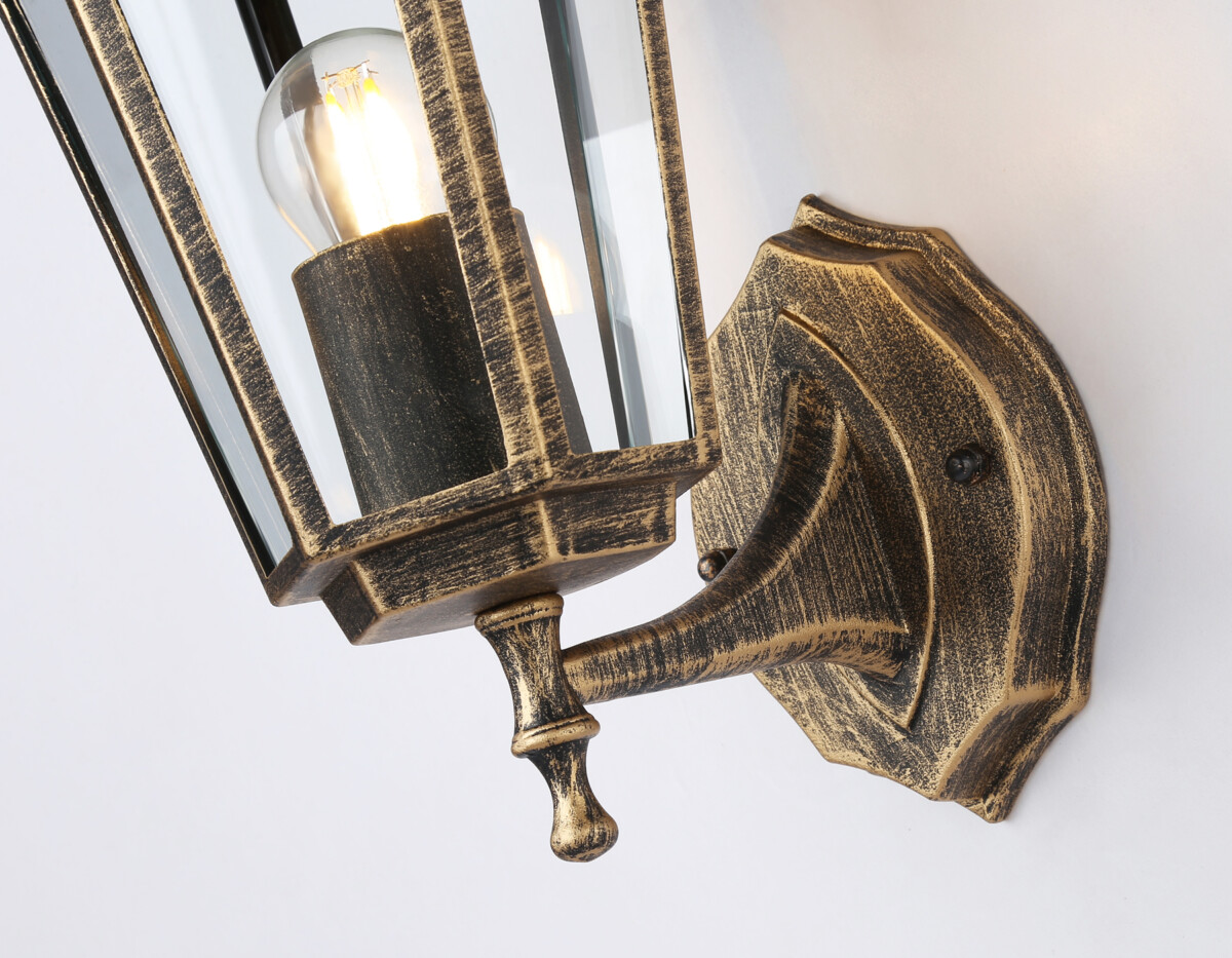 ST2012 GD/BK/CL золото/черный/прозрачный IP54 E27 max 40W 360*150*210 — изображение 1