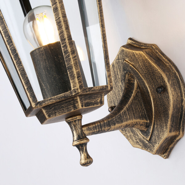 ST2012 GD/BK/CL золото/черный/прозрачный IP54 E27 max 40W 360*150*210