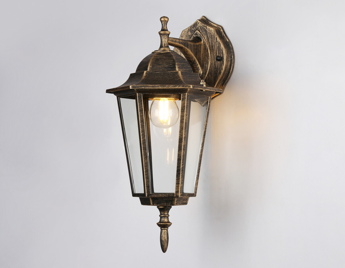 ST2019 GD/BK/CL золото/черный/прозрачный IP54 E27 max 40W 360*150*210 — изображение 3