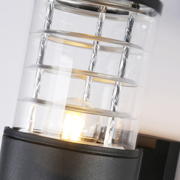 ST2522 BK/CL черный/прозрачный IP54 E27 max 40W 200*110*155