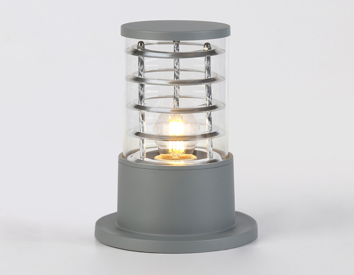 ST2531 GR/CL серый/прозрачный IP54 E27 max 40W D108*200 — изображение 3