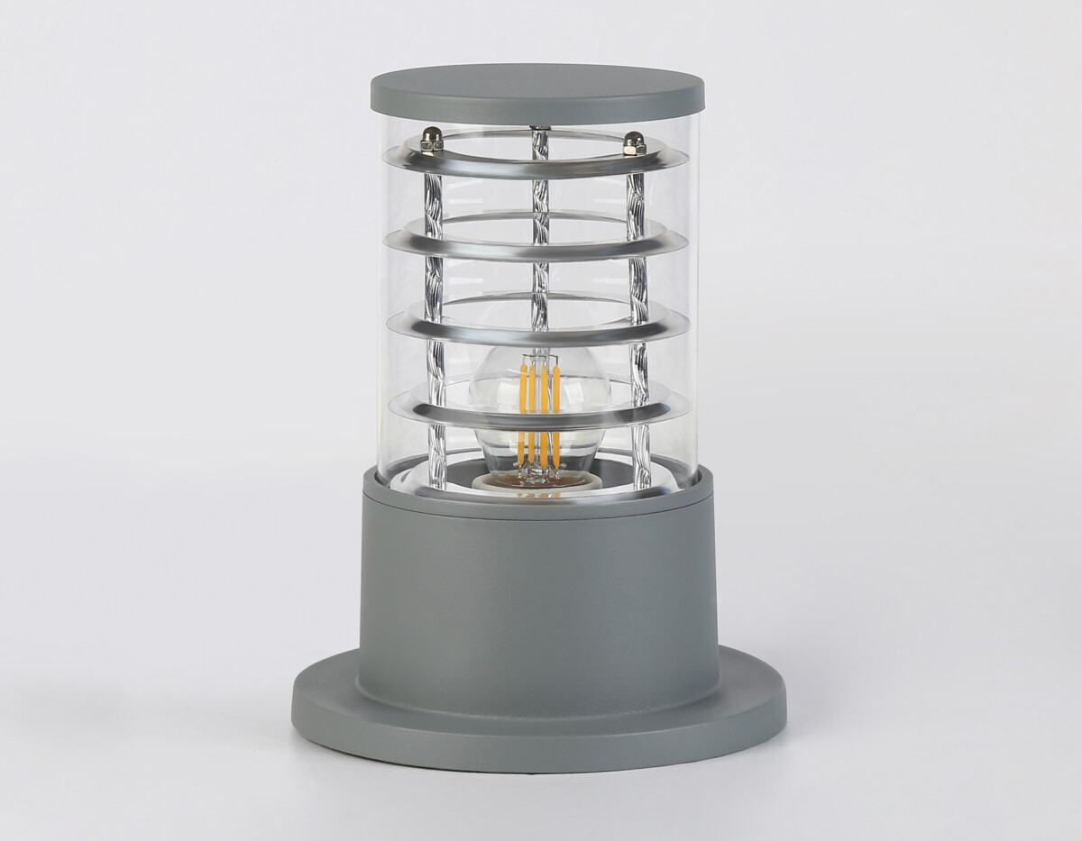 ST2531 GR/CL серый/прозрачный IP54 E27 max 40W D108*200 — изображение 4