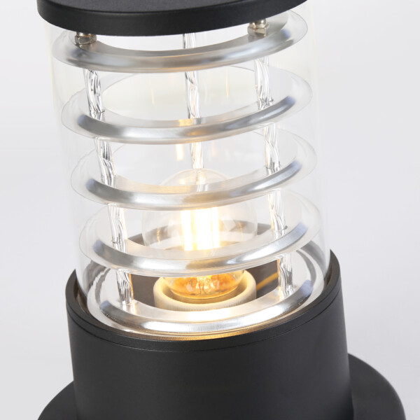 ST2532 BK/CL черный/прозрачный IP54 E27 max 40W D108*200