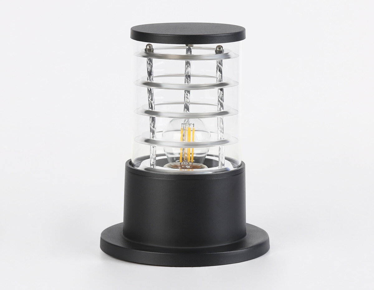 ST2532 BK/CL черный/прозрачный IP54 E27 max 40W D108*200 — изображение 3