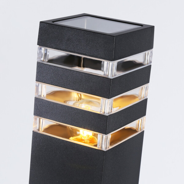 ST2582 BK/CL черный/прозрачный IP54 E27 max 40W 90*90*630