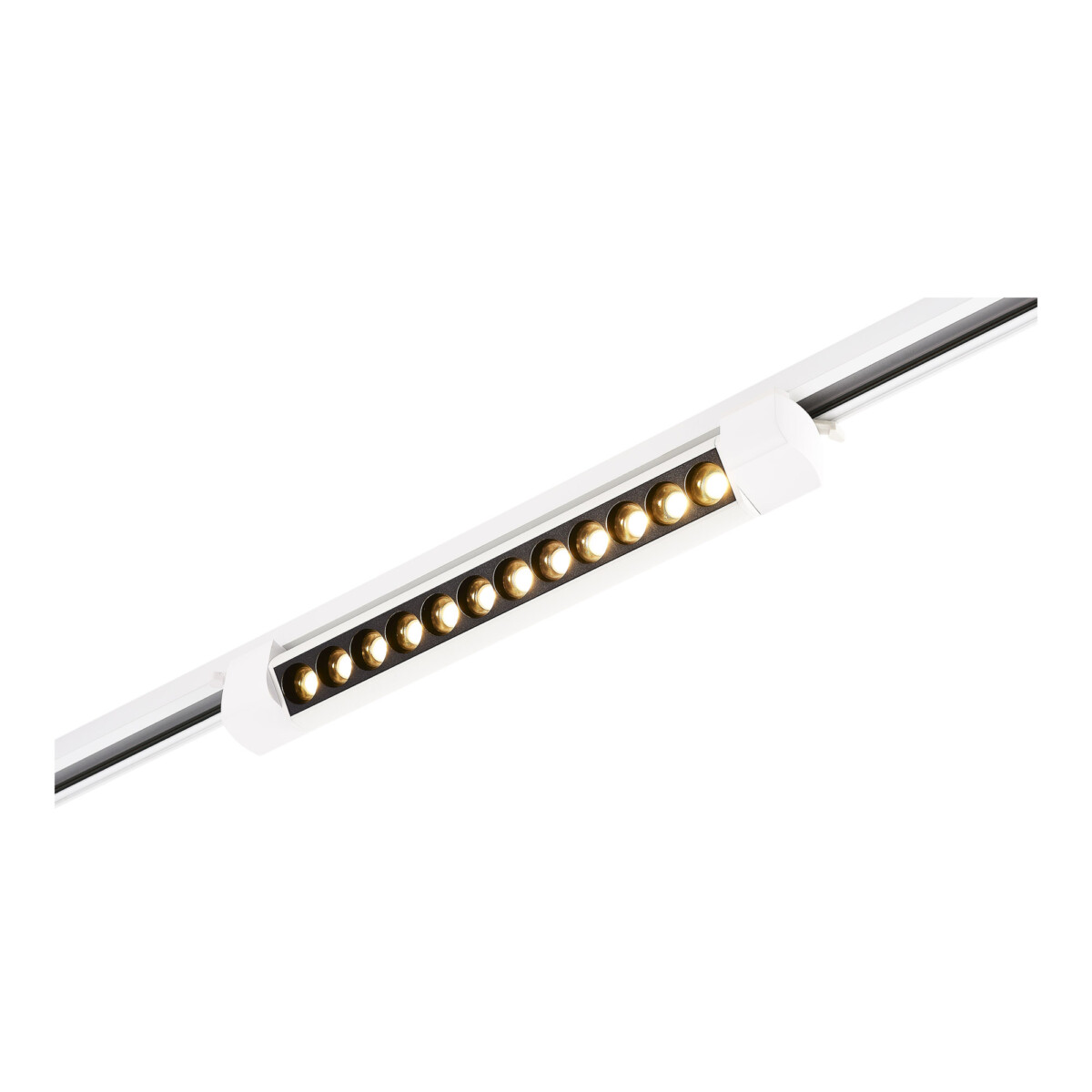 ST367.536.10_01W ST367.536.10 Св-к трек. Белый LED 1*10W 3000K 875Lm Ra90 24 IP20 L387xW49xH54 170-240VV BASE — изображение 1