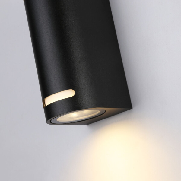 ST3744/2 BK черный IP54 GU10/2 max 35W 150*68*92