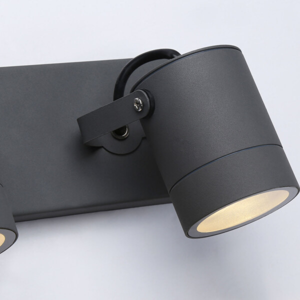 ST3887/2 GR серый IP54 GU10/2 max 35W 250*80*85