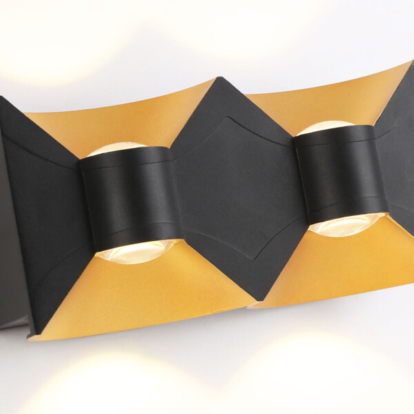 ST4477/4 BK/GD черный/золото LED 4200K 11W IP54 180*90*55