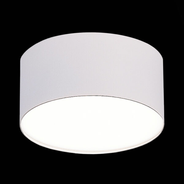 ST606.542.12 Светильник потолочный Белый LED 1*12W 4000K 1 080Lm Ra>90 120° IP20 D120xH55 185-265V Накладные светильники