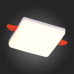 ST700.038.16 Св-к встр. Белый LED 1*16W 3000K 1 380Lm Ra80 120° IP20 L123xW123xH20 85-265V Встраиваемые светильники — изображение 2