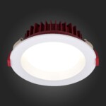ST752.538.12 Св-к встр. Белый LED 1*12W 3000K 960Lm Ra80 100° IP44 D115xH47 100-240VV Встраиваемые светильники — изображение 2