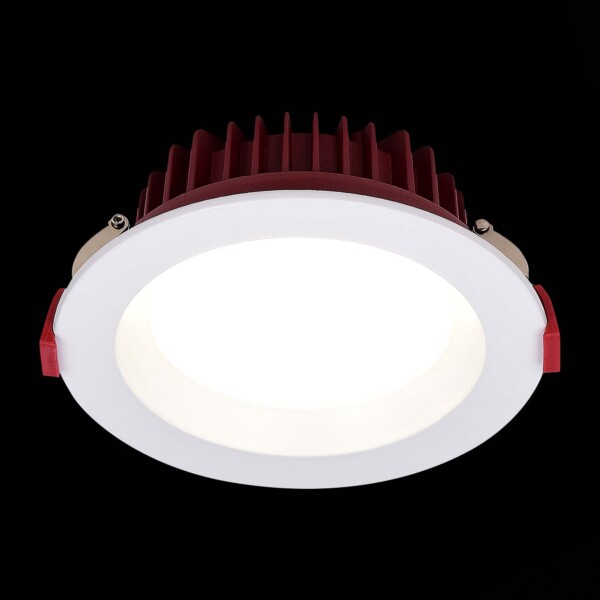 ST752.538.18 Св-к встр. Белый LED 1*18W 3000K 1 440Lm Ra80 100° IP44 D140xH52 100-240VV Встраиваемые светильники
