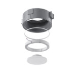 ST760.508.01 Св-к встр. в натяжной потолок  Белый, Серый GX53 1*12W 120 IP20 D110хH35мм220V Без ламп Встраиваемые светильники — изображение 4