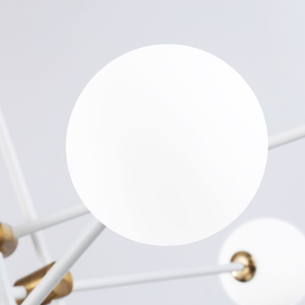 TR2521/6 WH/BS белый/латунь G9/6 max 10W D970*750