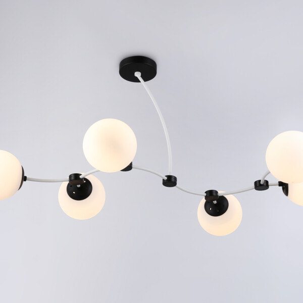 TR2552/6 WH/BK белый/черный E27/6 max 60W 1160*600*450