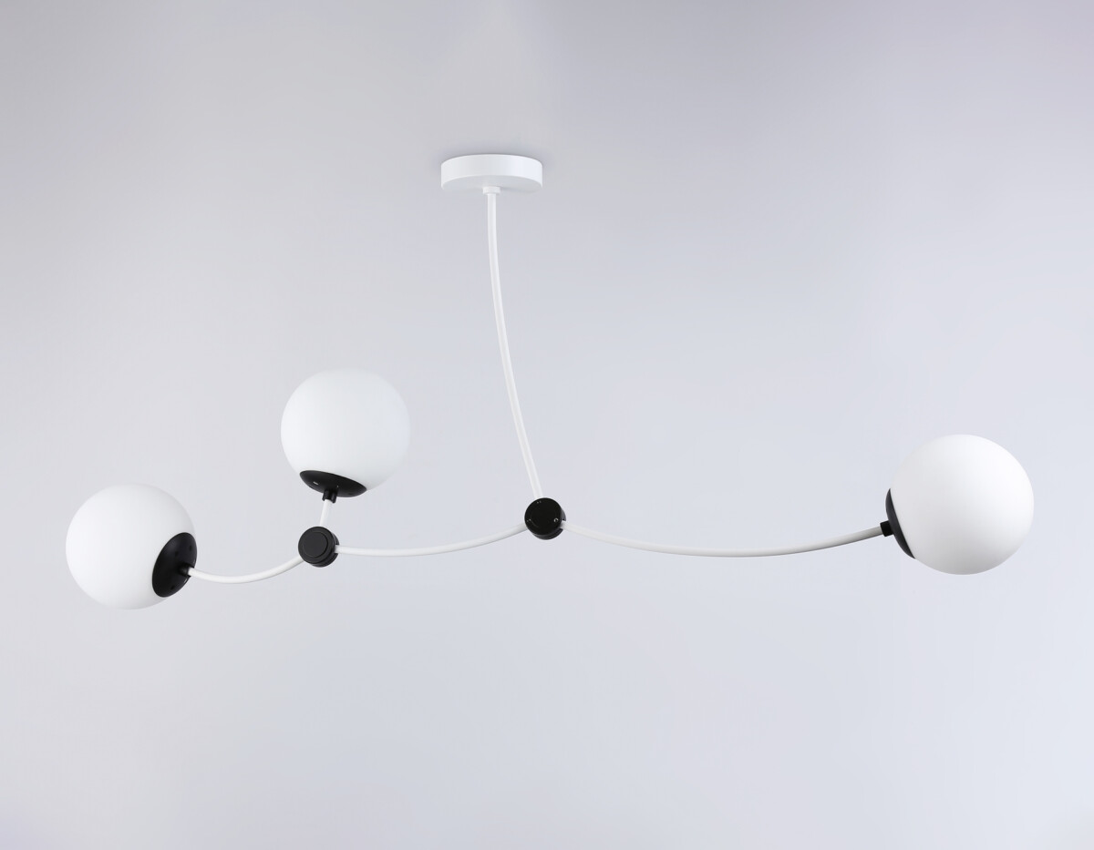 TR2566/3 WH/BK белый/черный E27/3 max 60W 1130*150*540 — изображение 4