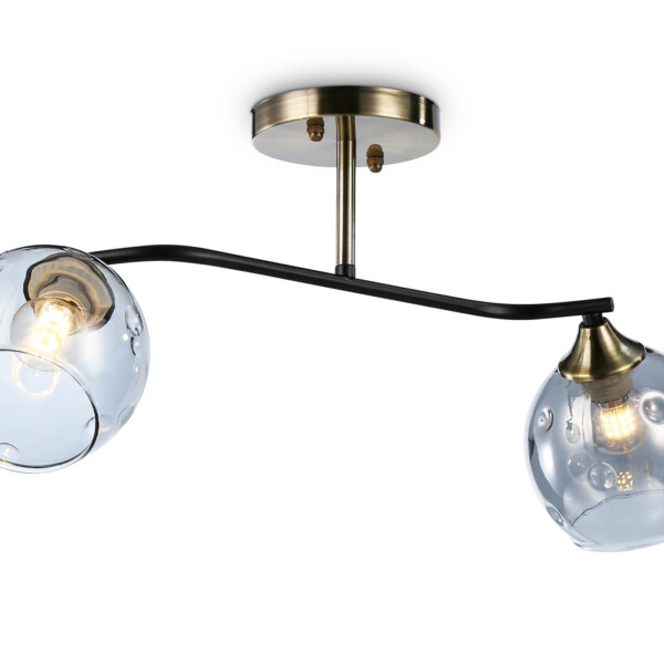 TR303008/2 SB/BK/SM  бронза/черный/дымчатый E27/2 max 40W 560*140*240