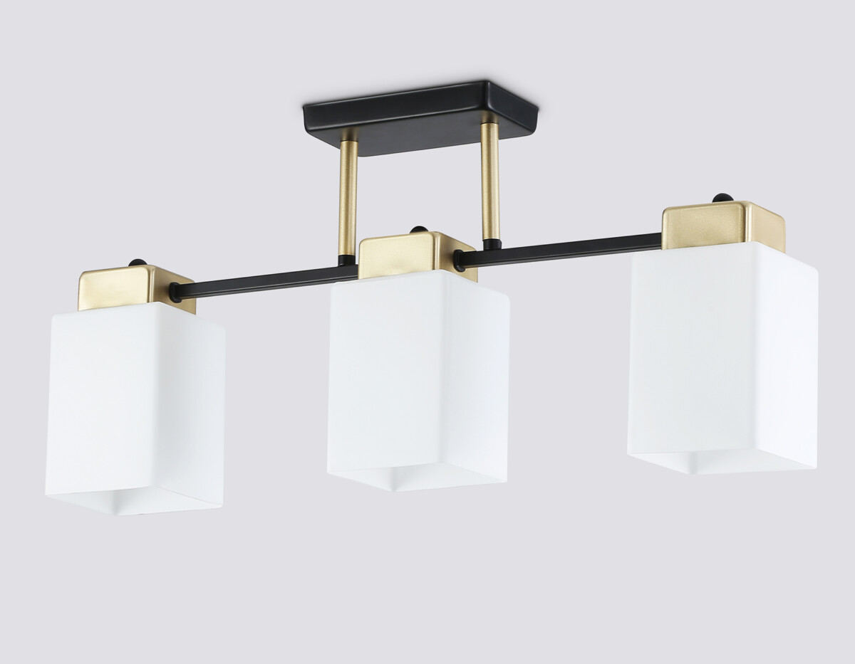 TR303046/3 BK/GD черный/золото E27/3 max 60W 540*100*270 — изображение 2
